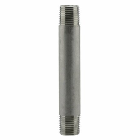 BOSHART NIPPLE 1/4 X 1 1/2 IN 304 SS U2-SSN-0215